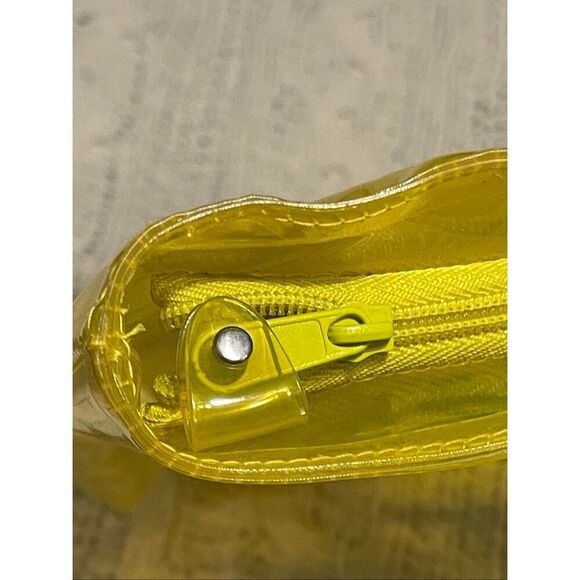 Looney Tunes Tweety bird & friends Hip Hop Yellow Transparent vinyl Tote Bag Vin - Picture 5 of 5